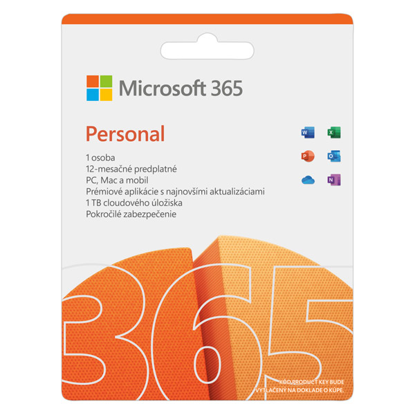 Microsoft 365 Personal - 12 měsíců