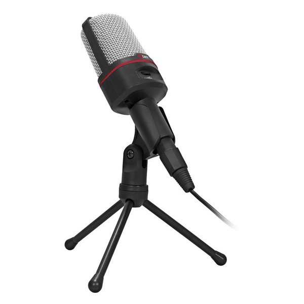 Mikrofón C-TECH MIC-02, černý