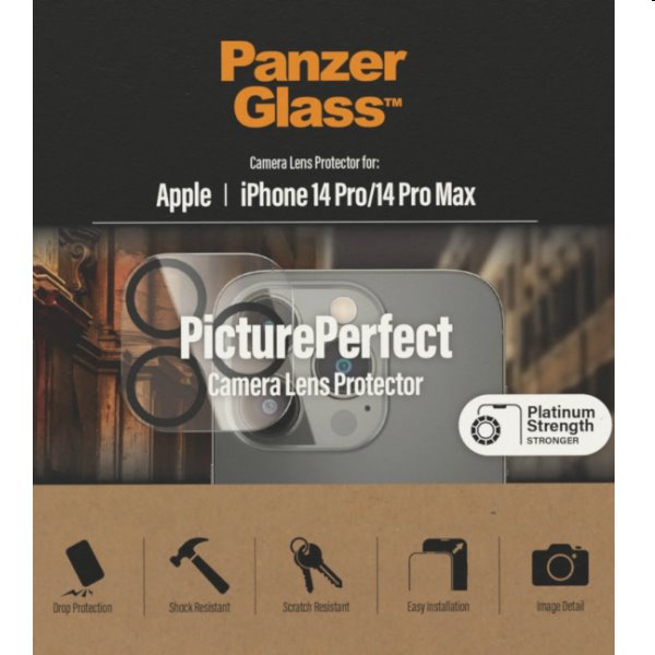 PanzerGlass ochranný kryt objektivu fotoaparátu pro Apple iPhone 14 Pro/14 Pro Max