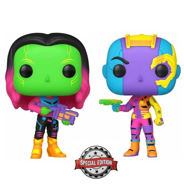 POP! 2 Pack Gamora & Nebula (Marvel) Special Edition (Blacklight)