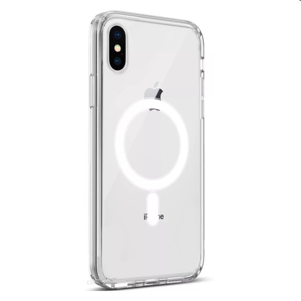 Pouzdro ER Case Ice Snap s MagSafe pro Apple iPhone XS/X, transparentní