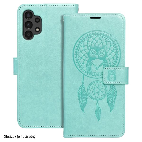 Pouzdro MEZZO Book dreamcatcher pro Xiaomi Redmi 10C, zelené