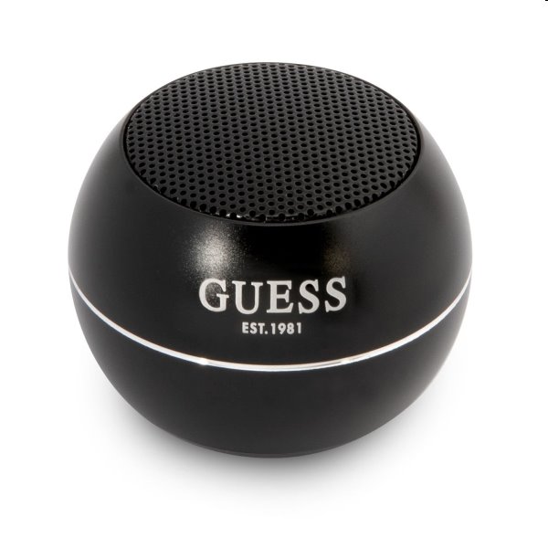 Guess Mini Bluetooth Speaker, černý