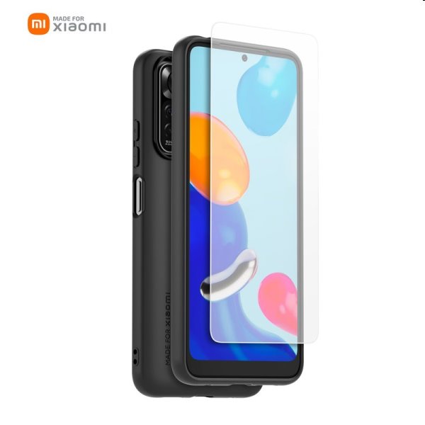 Made for Xiaomi TPU pouzdro + ochranné sklo pro Xiaomi Redmi Note 11/11s, černé