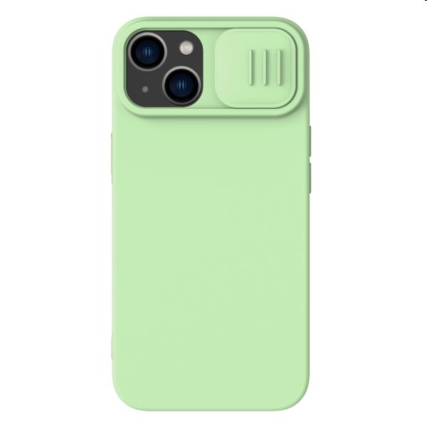 Nillkin CamShield Silky zadní silikonový kryt pro Apple iPhone 14, zelené