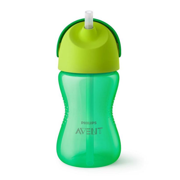 Philips Avent Hrnek 300 ml Bendy s ohebným brčkem chlapec