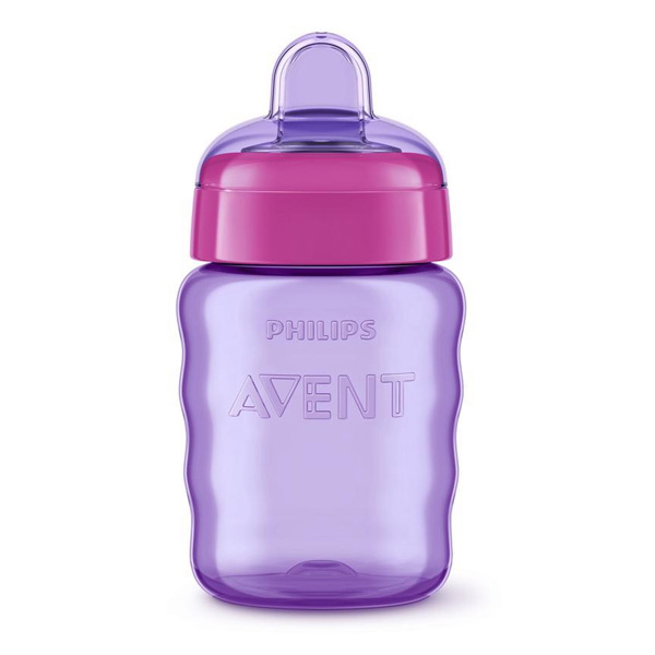 Philips Avent Hrnek pro prvé doušky Klasik 260 ml holka