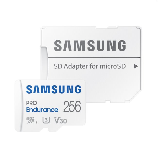 Samsung PRO Endurance Micro SDXC 256GB + SD adaptér