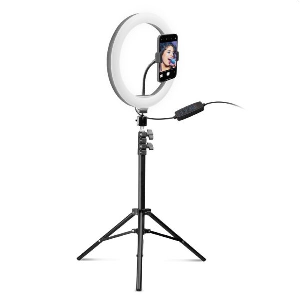 SBS Selfie Ring Light with extendable tripod - OPENBOX (Rozbalené zboží s plnou zárukou)