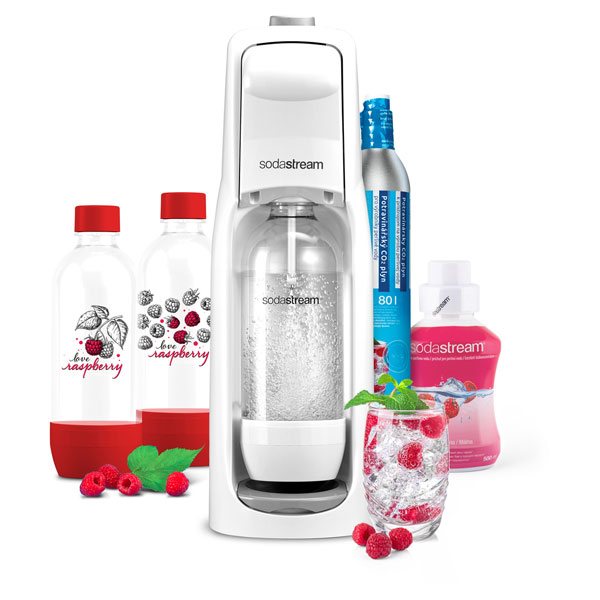 SodaStream JET white raspberry megapack