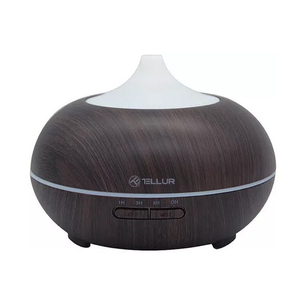 Tellur WiFi Smart aroma difuzér, 300 ml, LED, tmavě hnědý