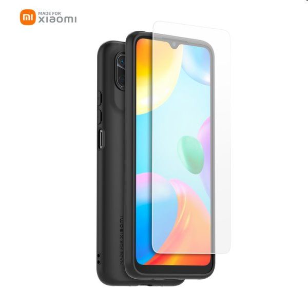 Made for Xiaomi TPU pouzdro + ochranné sklo pro Xiaomi Redmi 10C, černé Made for Xiaomi TPU pouzdro + ochranné sklo pro Xiaomi Redmi 10C, černé