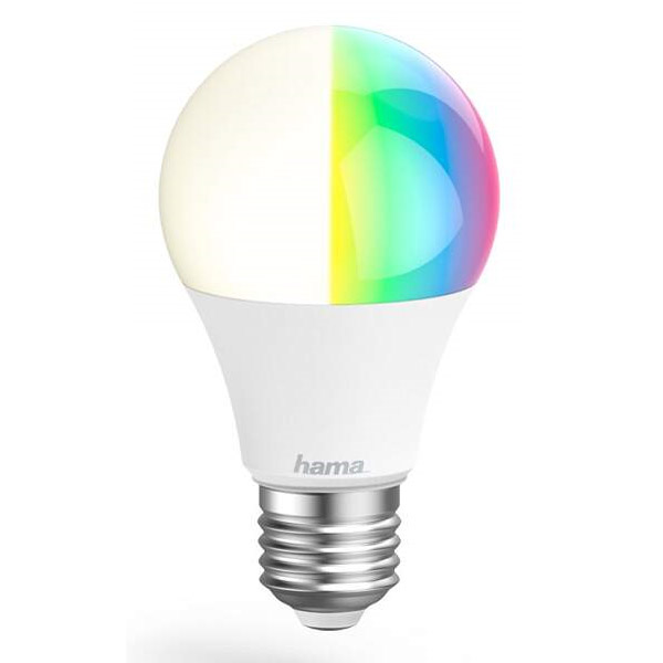 Hama SMART WiFi LED žárovka, E27, 10 W, RGBW, stmívatelná
