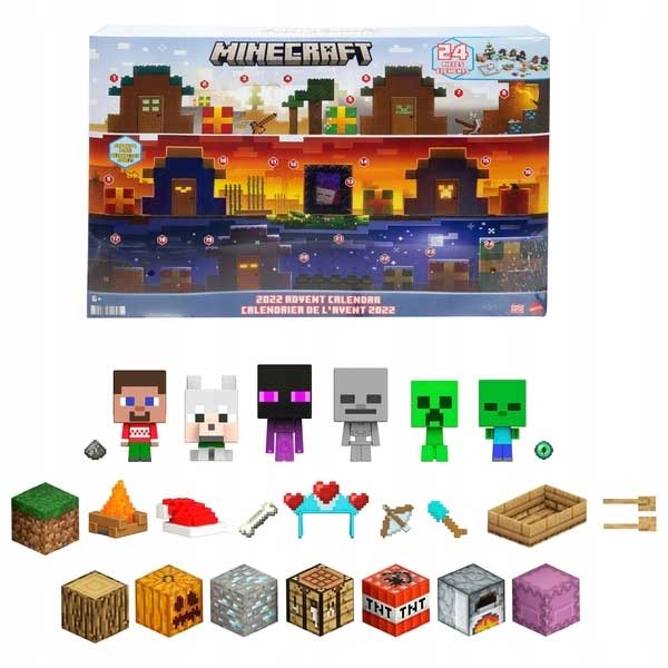 Mob Head Minis Advent Calendar (Minecraft) Mob Head Minis Advent Calendar (Minecraft)