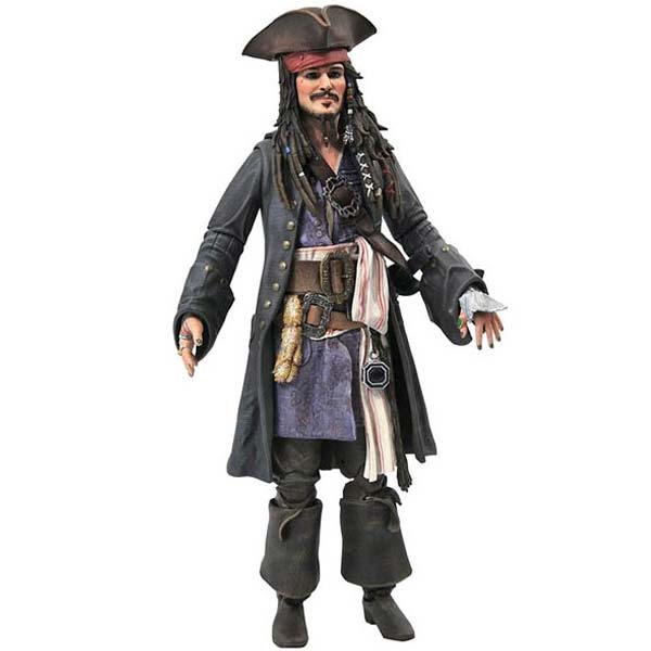 Pirates of the Caribbean Deluxe Jack Sparrow Action Figure - OPENBOX (Rozbalené zboží s plnou zárukou)