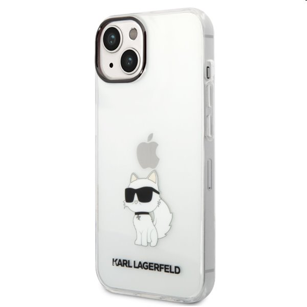 Pouzdro Karl Lagerfeld IML Choupette NFT pro Apple iPhone 14 Plus, transparentní