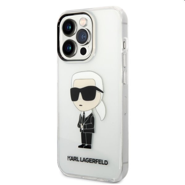 Pouzdro Karl Lagerfeld IML Ikonik NFT pro Apple iPhone 14 Pro, transparentní