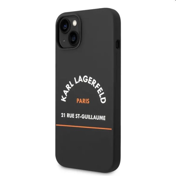 Pouzdro Karl Lagerfeld Rue St Guillaume pro Apple iPhone 14, černé