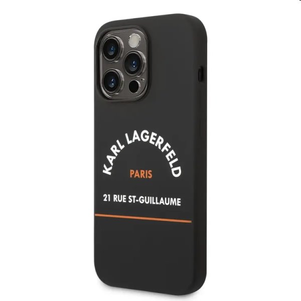 Pouzdro Karl Lagerfeld Rue St Guillaume pro Apple iPhone 14 Pro Max, černé