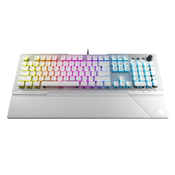 Roccat Vulcan 122 AIMO Gaming Keyboard, Titan Switch Tactile, RGB, US Layout,Silver - OPENBOX (Rozbalené zboží s planou zárukou)