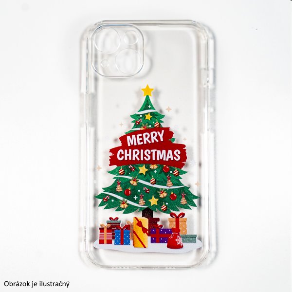 Silikonové pouzdro pro Apple iPhone 14 Pro s vánočním motivem