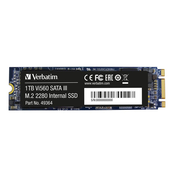 Verbatim Vi560 S3 M.2 Internal SATA III M.2 2280 Solid State Drive 1TB - OPENBOX (Rozbalené zboží s plnou zárukou) Verbatim Vi560 S3 M.2 Internal SATA III M.2 2280 Solid State Drive 1TB - OPENBOX (Rozbalené zboží s plnou zárukou)