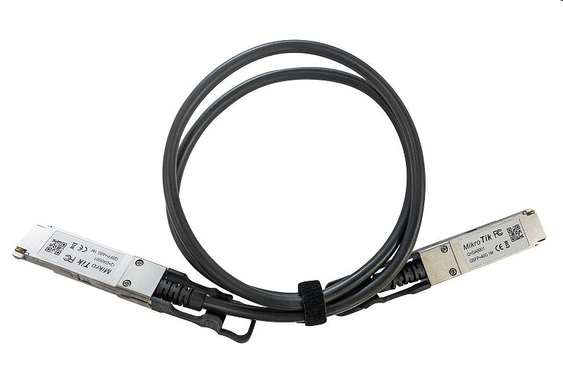 MIKROTIK QSFP+ 40Gbps direct attach cable, 1 m MIKROTIK QSFP+ 40Gbps direct attach cable, 1 m