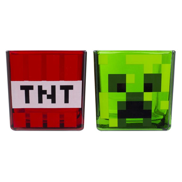 Sada sklenic Creeper a TNT (Minecraft)