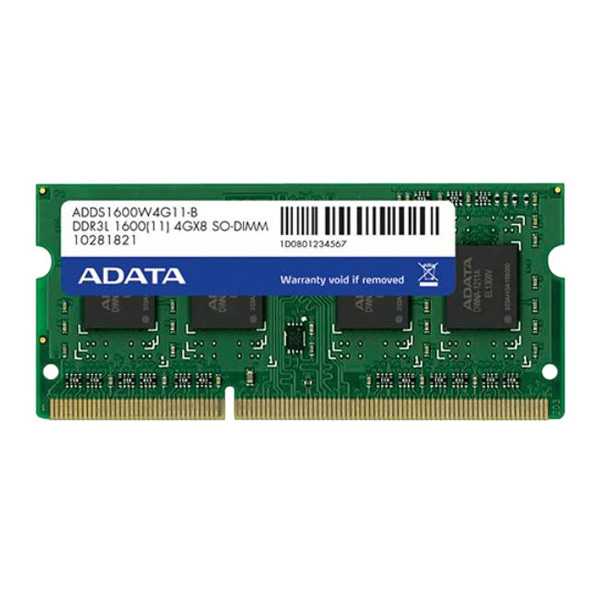 Adata SO-DIMM DDR3L 4 GB 1600 MHz CL11 1x 4 GB