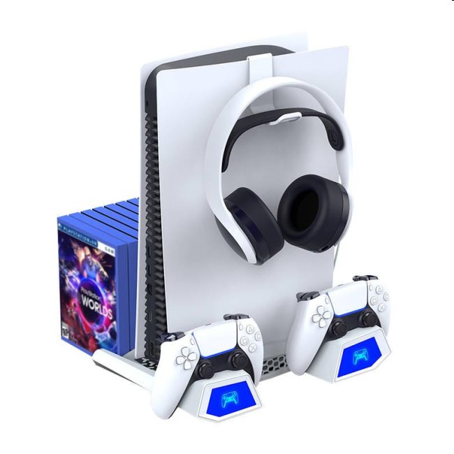 Dokovací stanice iPega P5023 pro PlayStation 5, Dualsense a Pulse 3D Dokovací stanice iPega P5023 pro PlayStation 5, Dualsense a Pulse 3D