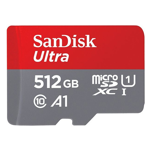 SanDisk Ultra microSDXC 512GB 150MB/s + adaptér SanDisk Ultra microSDXC 512GB 150MB/s + adaptér
