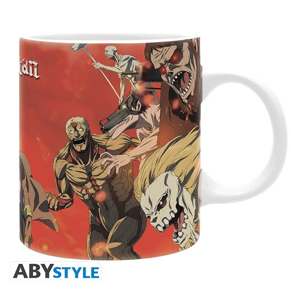 Hrnek Battle scene season 4 (Attack On Titan) 320 ml