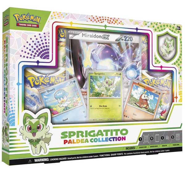 Kartová hra Pokémon Paldea Collection Sprigatito (Pokémon) Kartová hra Pokémon Paldea Collection Sprigatito (Pokémon)
