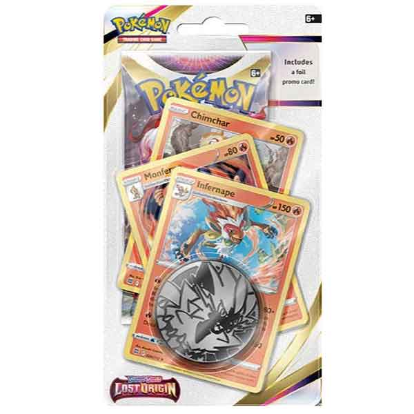 PKM Sword & Shield 11 Lost Origin Premium Checklane Blister Infernape (Pokémon) - OPENBOX (Rozbalené zboží s plnou zárukou)