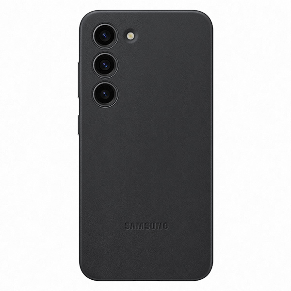 Pouzdro Leather Cover pro Samsung S23, black