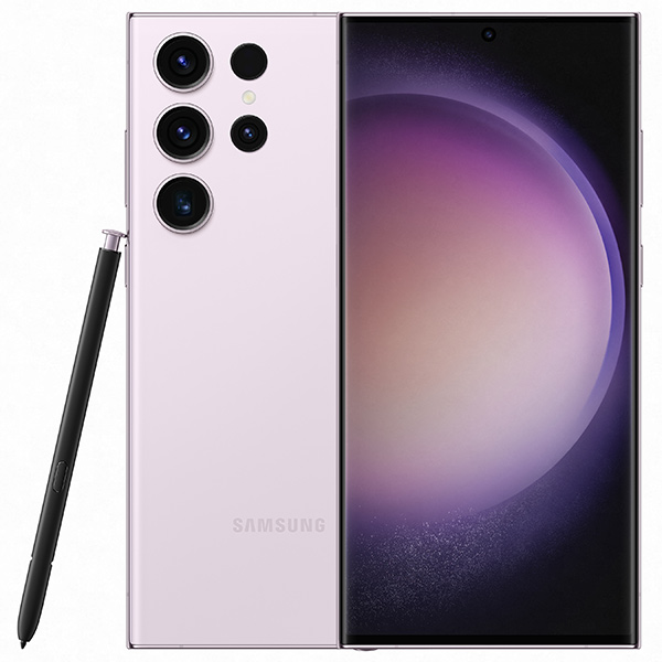 Samsung Galaxy S23 Ultra, 8/256GB, lavender, Třída A - použito, záruka 12 měsíců