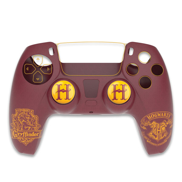 Silicone Shell + Grips Harry Potter Gryffindor pro PS5 ovladač DualSense, červená Silicone Shell + Grips Harry Potter Gryffindor pro PS5 ovladač DualSense, červená