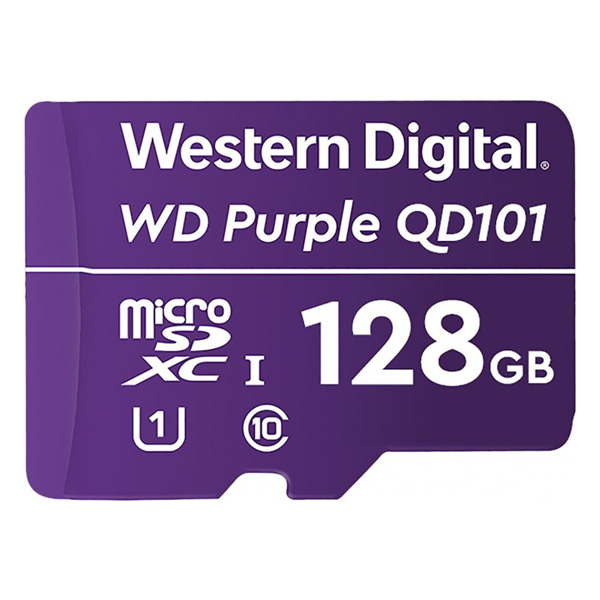 WD 128 GB Purple microSDXC card Class10 U1