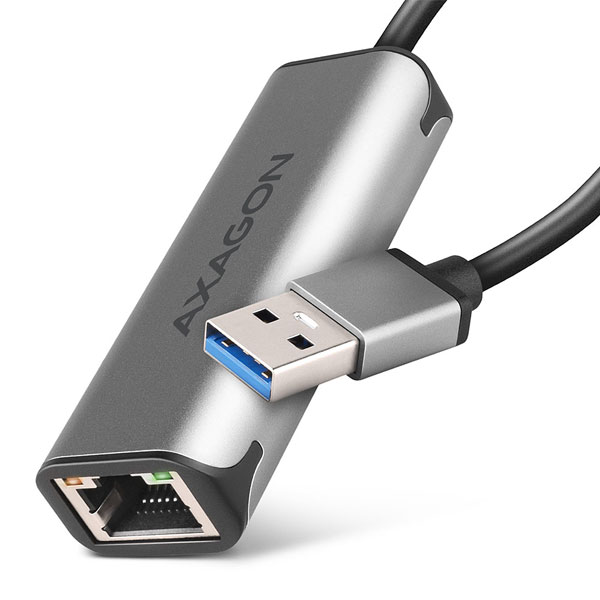 AXAGON ADE-25R Type-A USB3.2 Gen 1 - 2.5 Gigabit Ethernet 10/100/1000/2500 Adaptér, titan grey AXAGON ADE-25R Type-A USB3.2 Gen 1 - 2.5 Gigabit Ethernet 10/100/1000/2500 Adaptér, titan grey