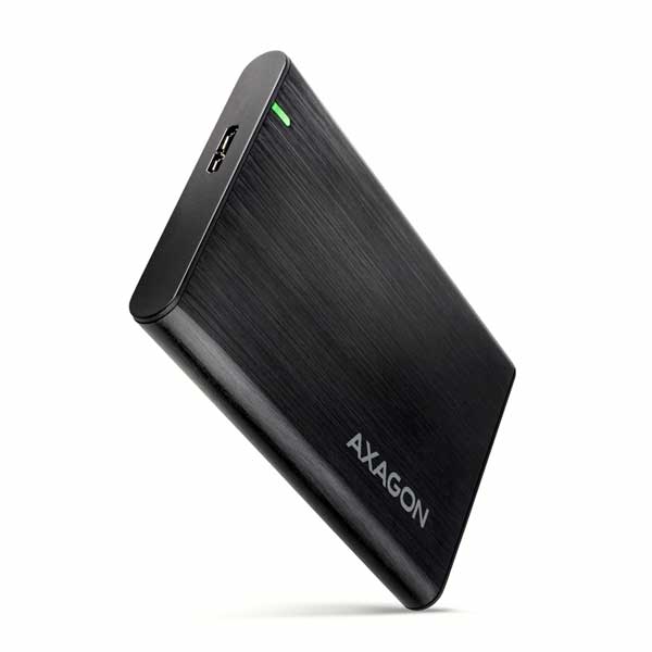 AXAGON EE25-A6M USB3.0 - SATA 6G 2,5" External SCREWLESS ALU RAW box , černý