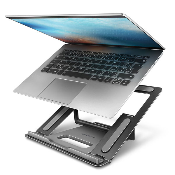 AXAGON STND-L hliníkový stojan pro notebooky 10" - 16", 4 nastavitelné úhly AXAGON STND-L hliníkový stojan pro notebooky 10" - 16", 4 nastavitelné úhly