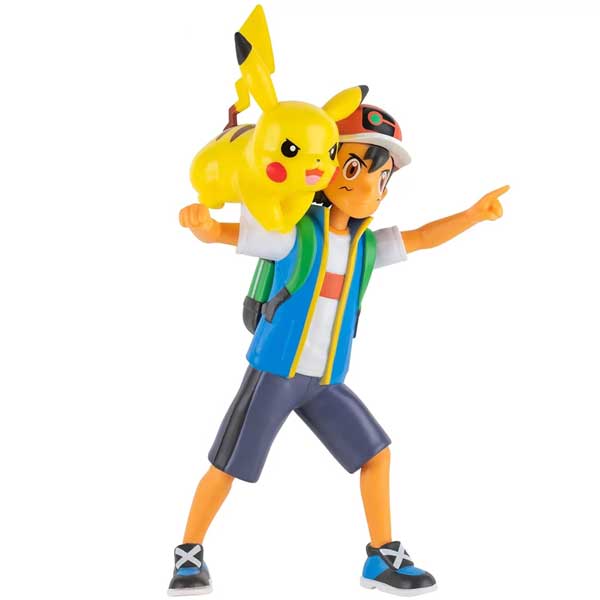 Figurka Battle Feature Ash & Pikachu (Pokemon)