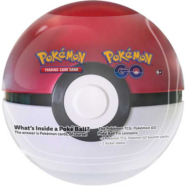 PKM Go Ball Tin White Red (Pokémon) - OPENBOX (Rozbalené zboží s plnou zárukou)