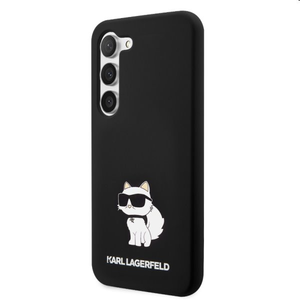 Pouzdro Karl Lagerfeld Liquid Silicone Choupette NFT pro Samsung Galaxy S23 Plus, čierne Pouzdro Karl Lagerfeld Liquid Silicone Choupette NFT pro Samsung Galaxy S23 Plus, čierne