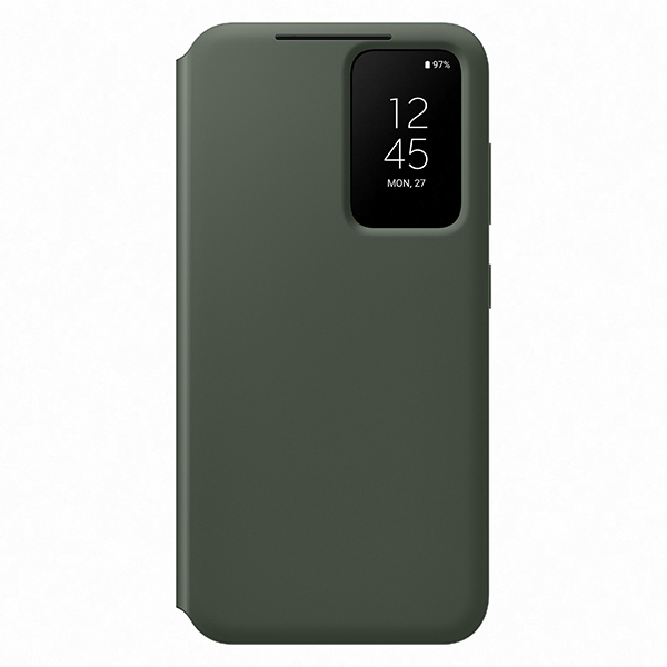 Pouzdro Smart View Wallet pro Samsung Galaxy S23, khaki