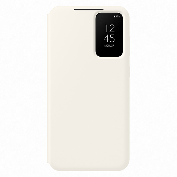 Pouzdro Smart View Wallet pro Samsung Galaxy S23 Plus, cream