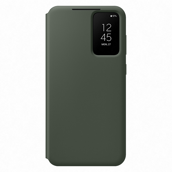 Pouzdro Smart View Wallet pro Samsung Galaxy S23 Plus, khaki