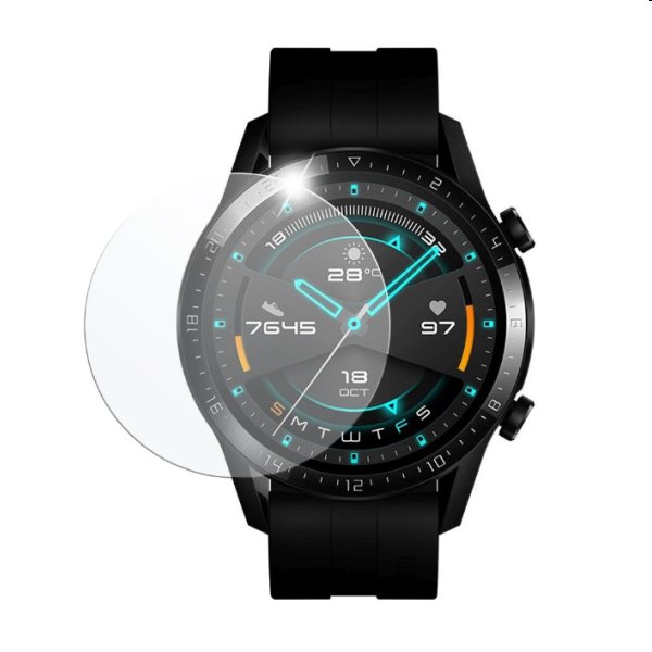 FIXED Ochranné tvrdené sklo pro Huawei Watch GT 2 (46 mm), 2 kusy