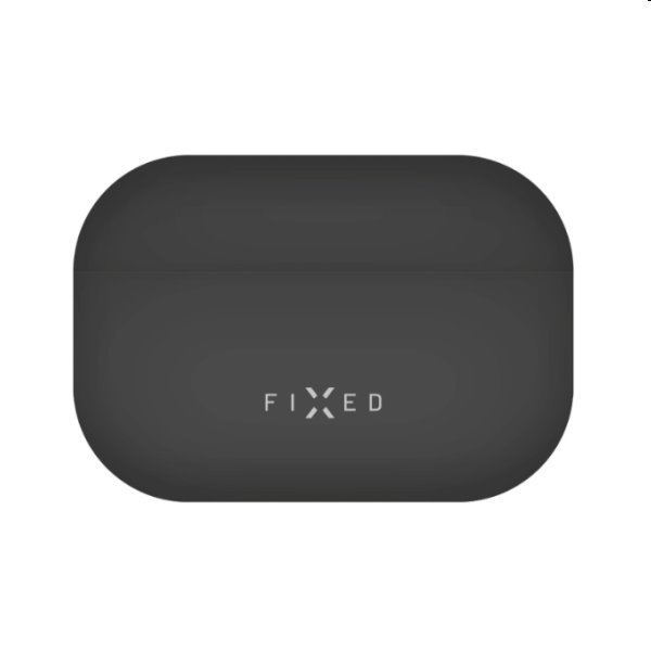 FIXED Silky Silikonové pouzdro pro Apple AirPods Pro 2, černé