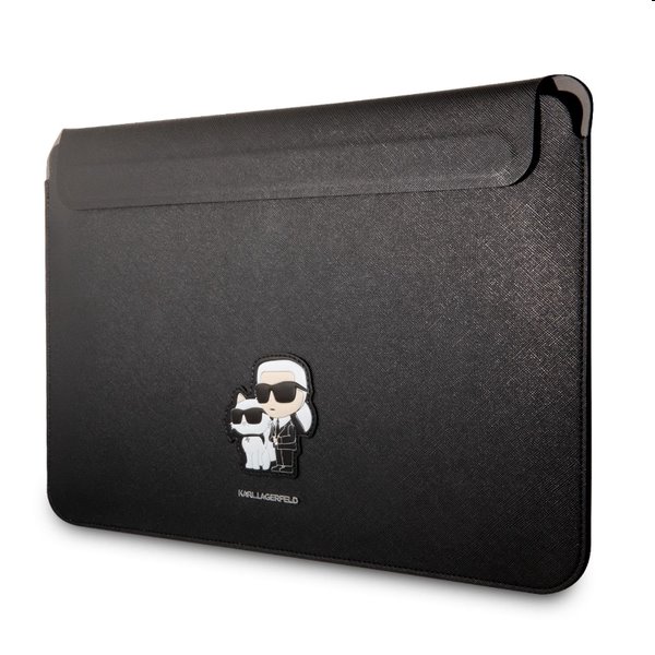 Karl Lagerfeld Saffiano Karl and Choupette NFT Computer Sleeve 13/14", černé Karl Lagerfeld Saffiano Karl and Choupette NFT Computer Sleeve 13/14", černé